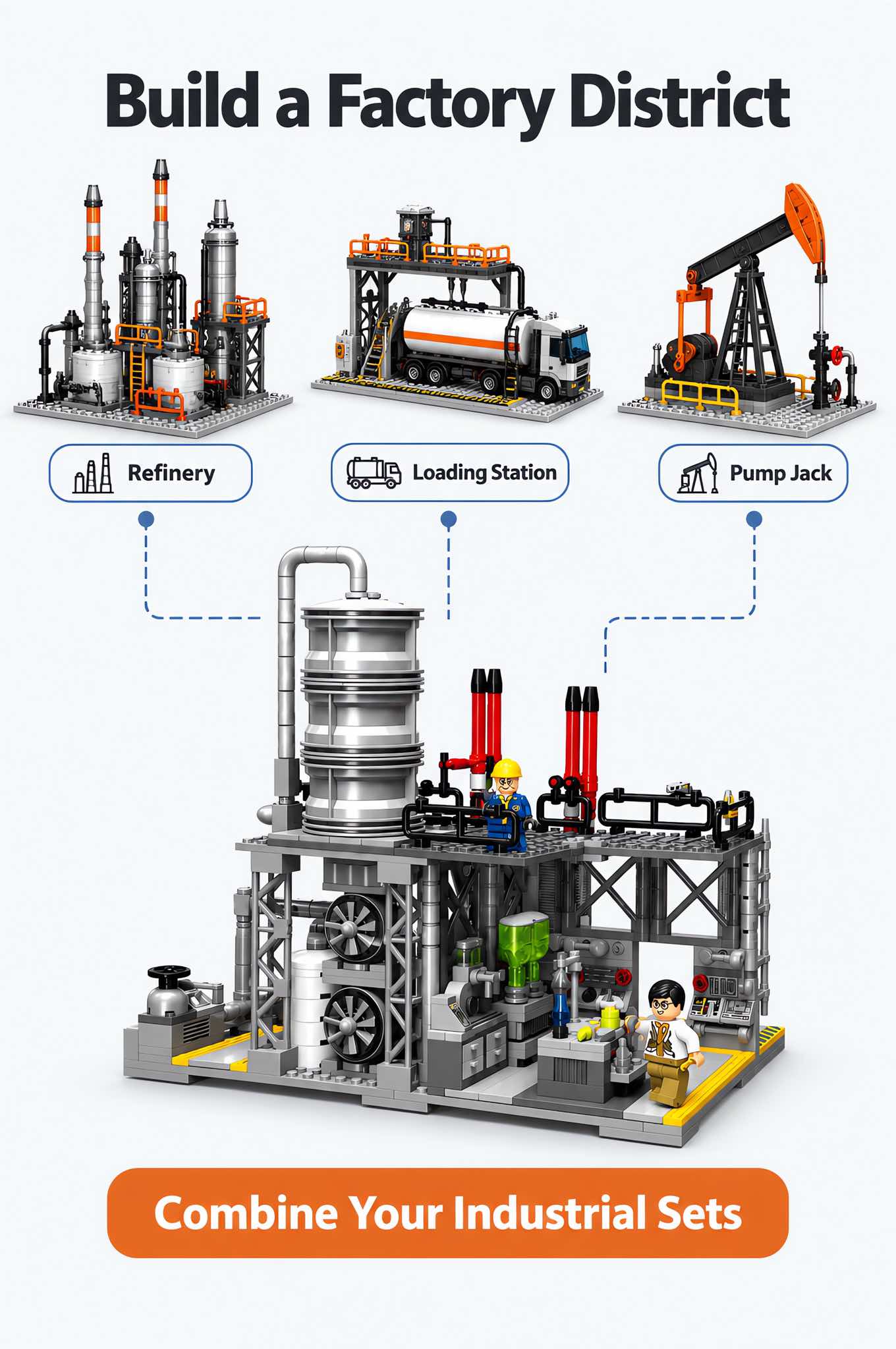 Chemical Plant Laboratory Building Set