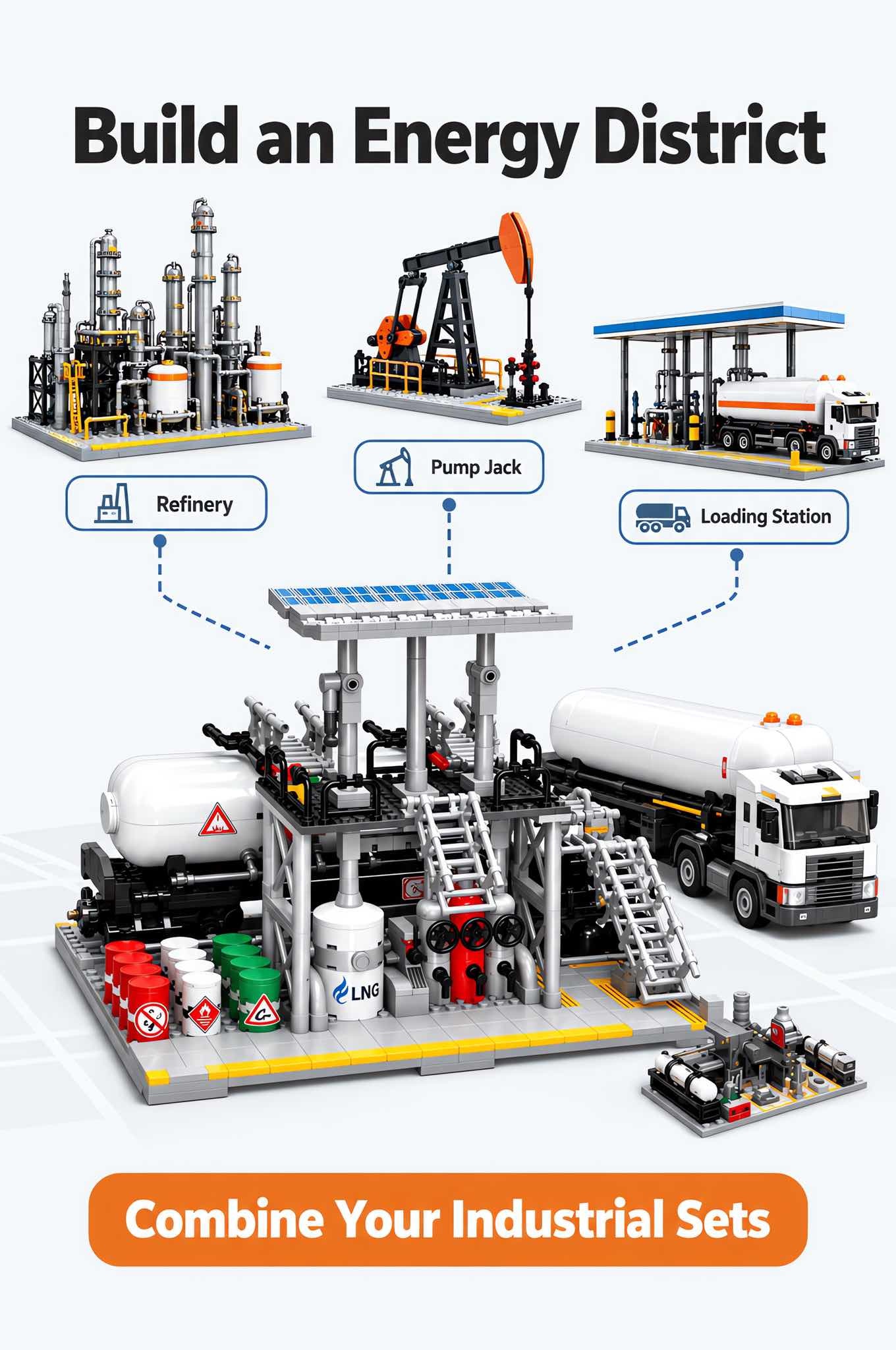 Natural Gas Storage Center Building Set