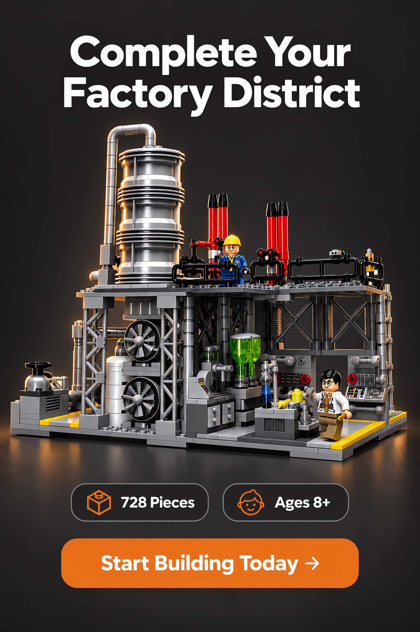 Chemical Plant Laboratory Building Set
