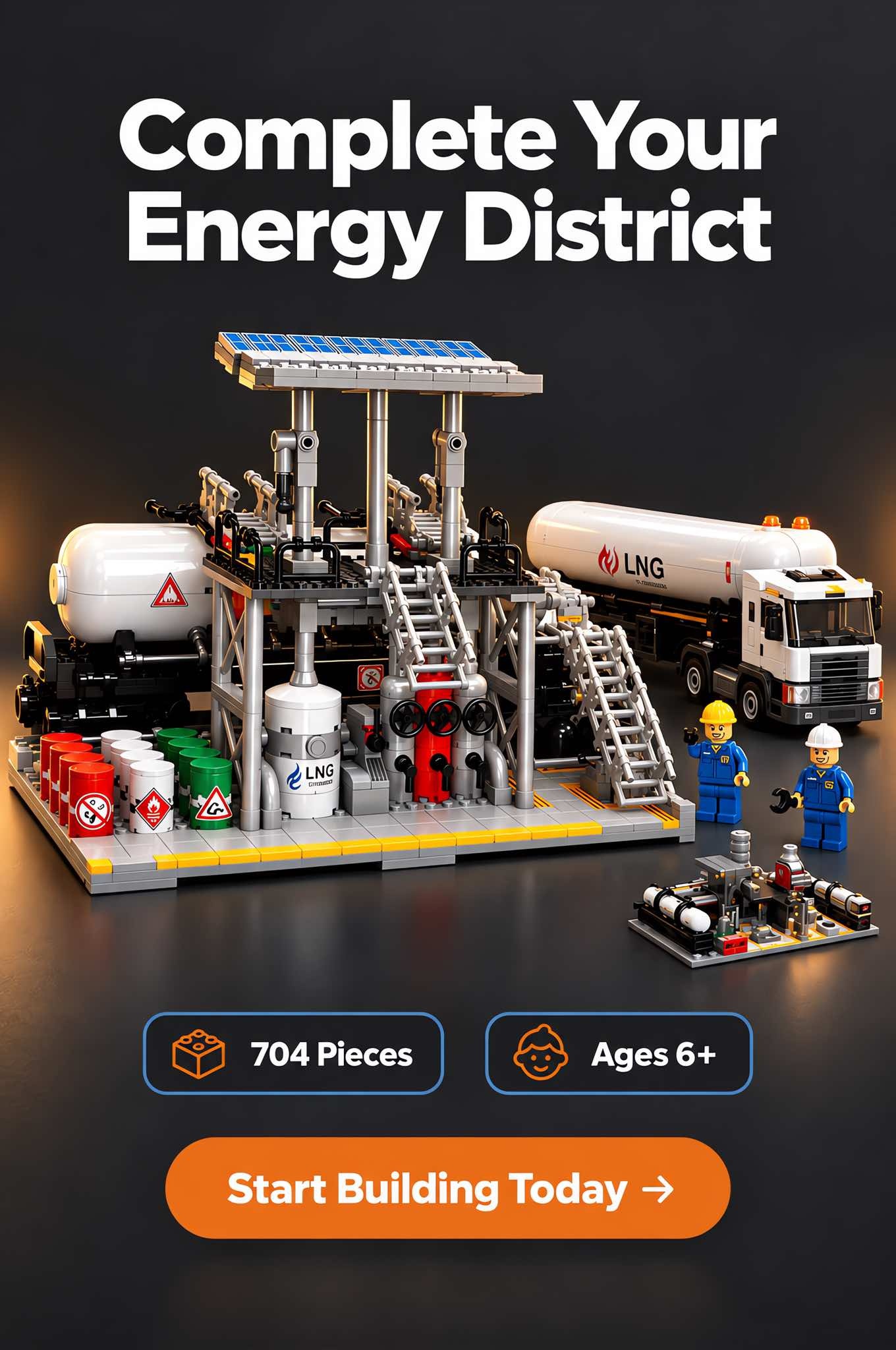 Natural Gas Storage Center Building Set