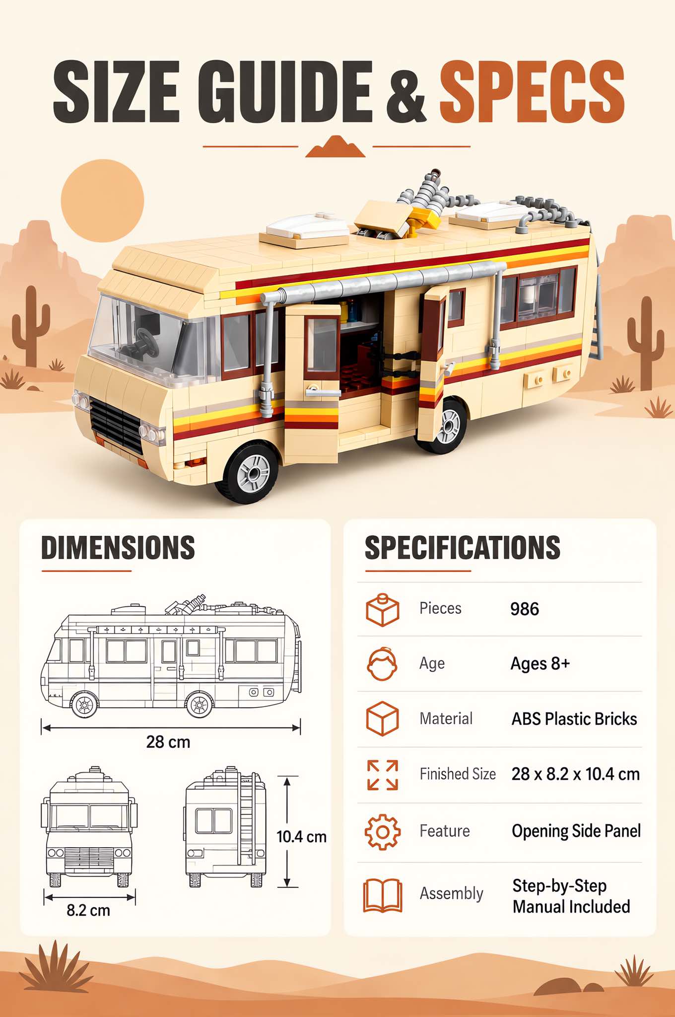 The Crystal Ship - Breaking Bad Brick Set 