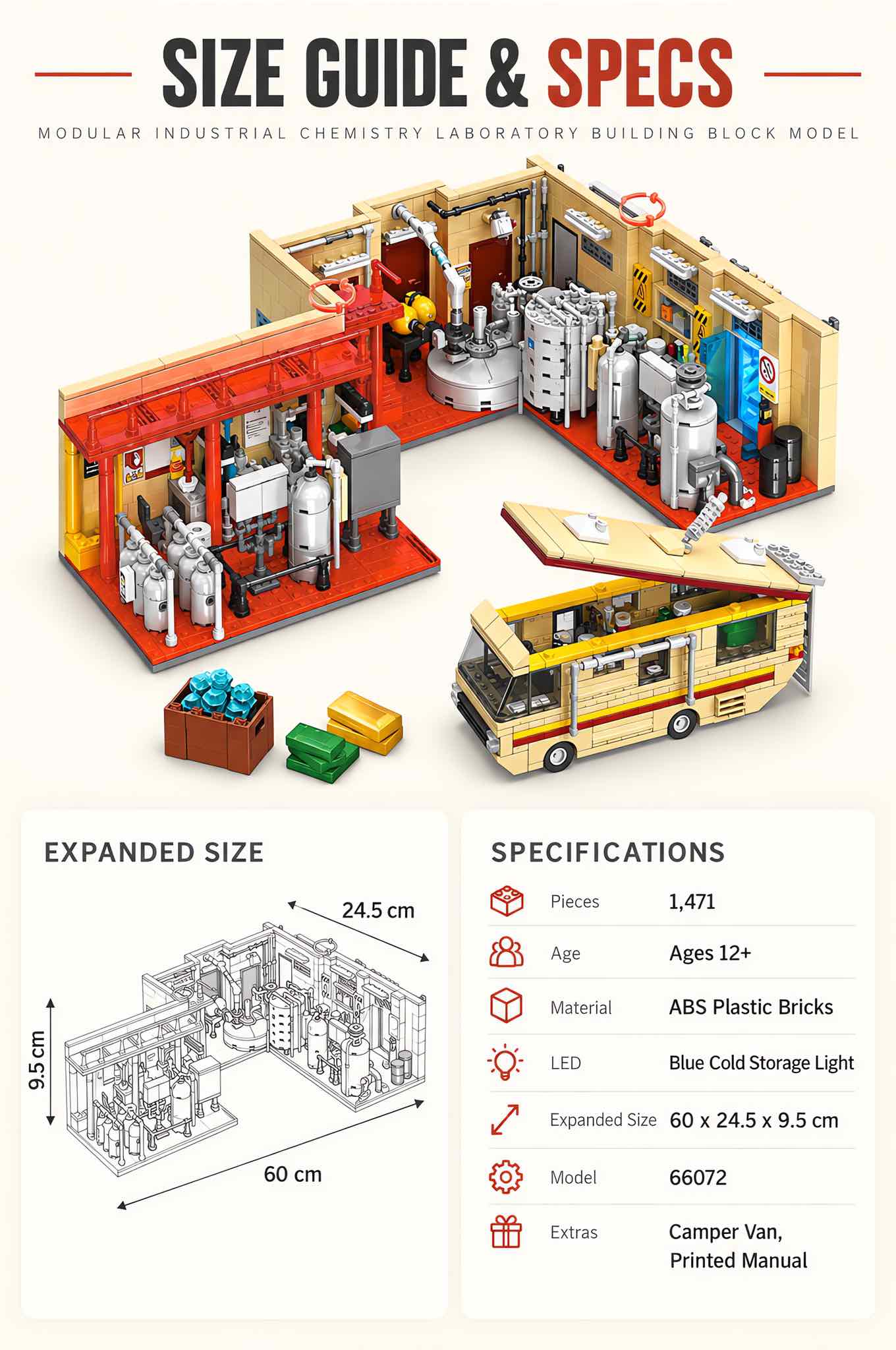 Catalyst Laboratory Building Set With LED