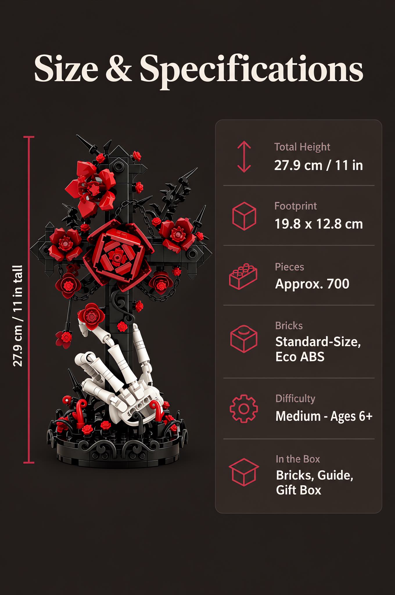 Crimson Cross Building Blocks