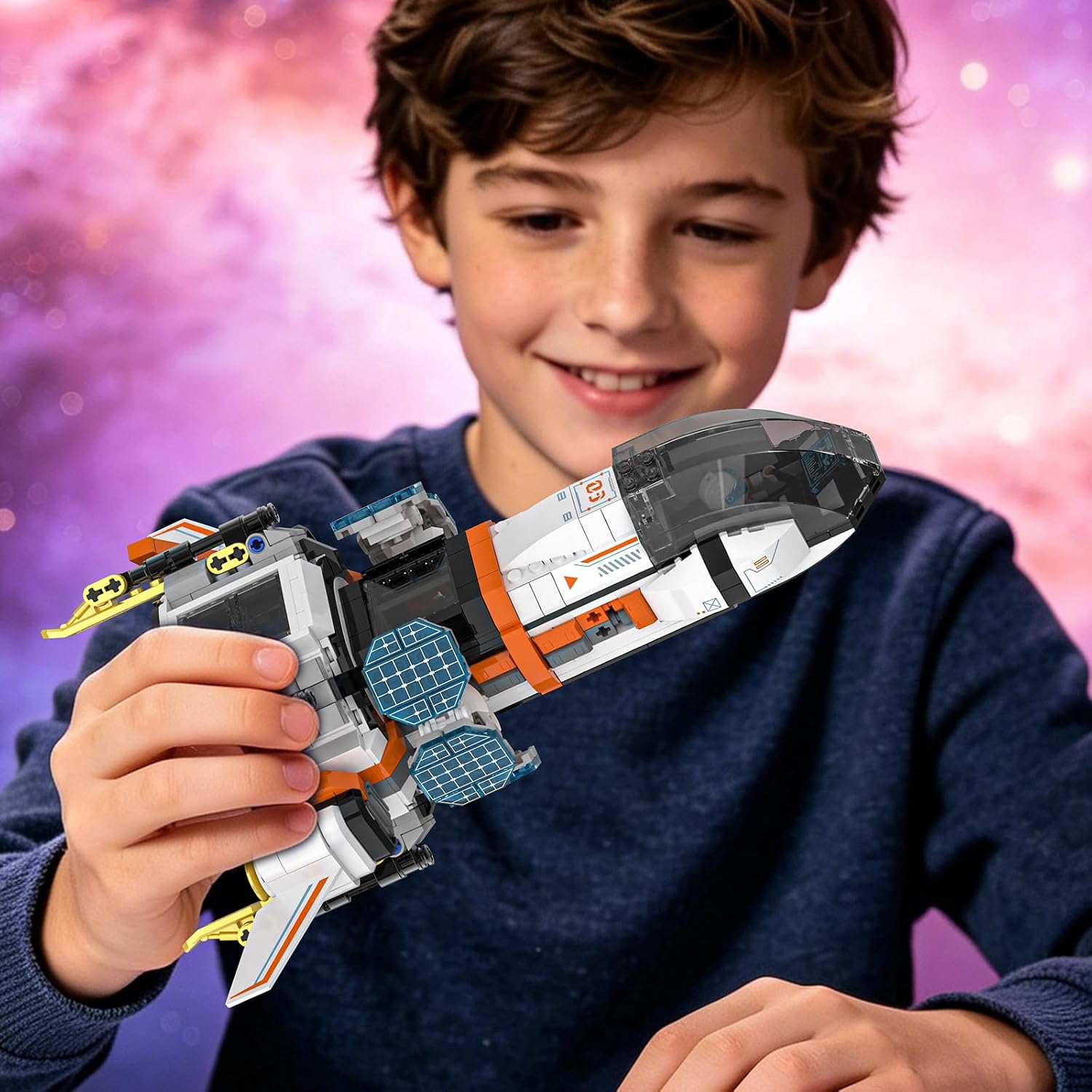 Modular Spaceship Building Set – 944-Piece Space Exploration Toy