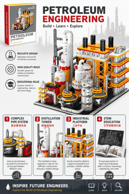 Oil Refinery Building Block Set 