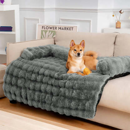 Fluffy Fuzzy Calming Dog Bed Sofa Protector Pet Mat