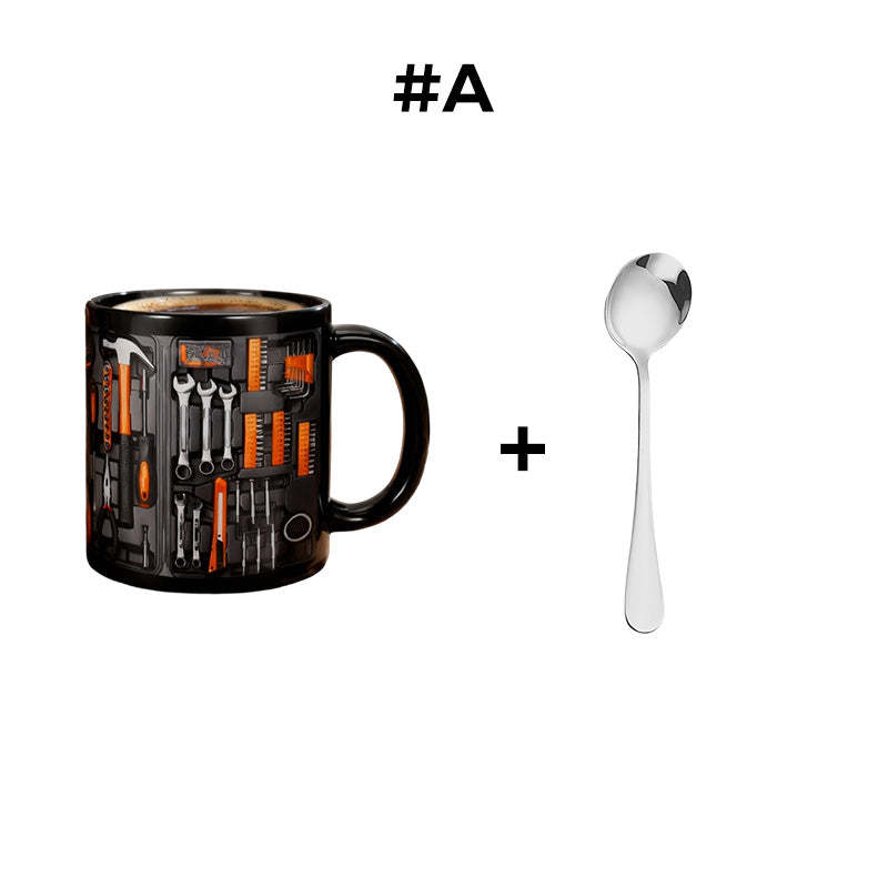 🏆Letzter Tag im Angebot: 50 % Rabatt ✨🔨Lustiger Kaffeebecher – Werkzeugkasten-Set für Mechaniker