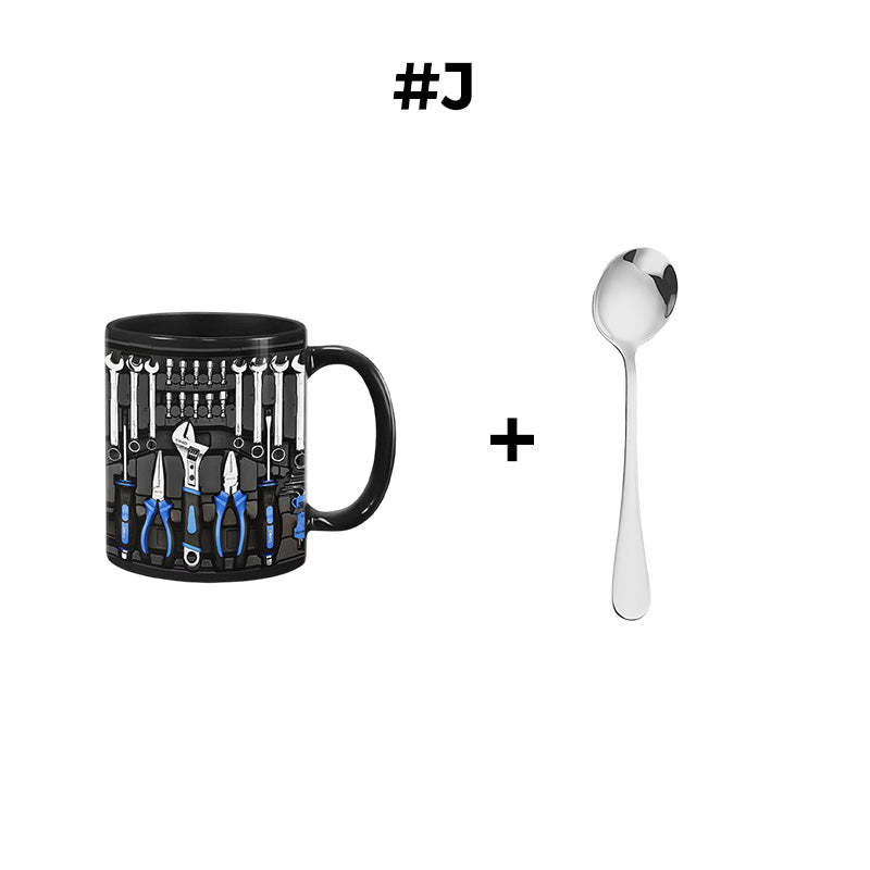 🏆Letzter Tag im Angebot: 50 % Rabatt ✨🔨Lustiger Kaffeebecher – Werkzeugkasten-Set für Mechaniker