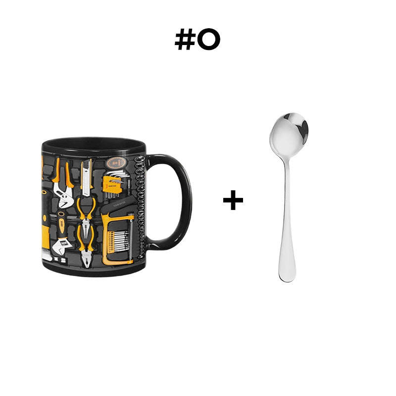 🏆Letzter Tag im Angebot: 50 % Rabatt ✨🔨Lustiger Kaffeebecher – Werkzeugkasten-Set für Mechaniker