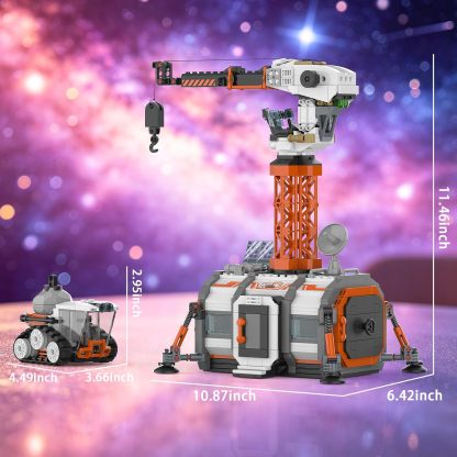 Space Base Building Set | 1000-Piece STEM Space Station Toy