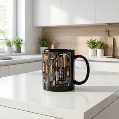 Mechanical toolbox mug