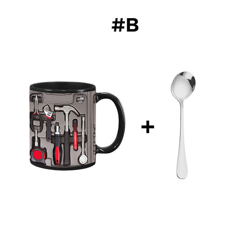 🏆Letzter Tag im Angebot: 50 % Rabatt ✨🔨Lustiger Kaffeebecher – Werkzeugkasten-Set für Mechaniker
