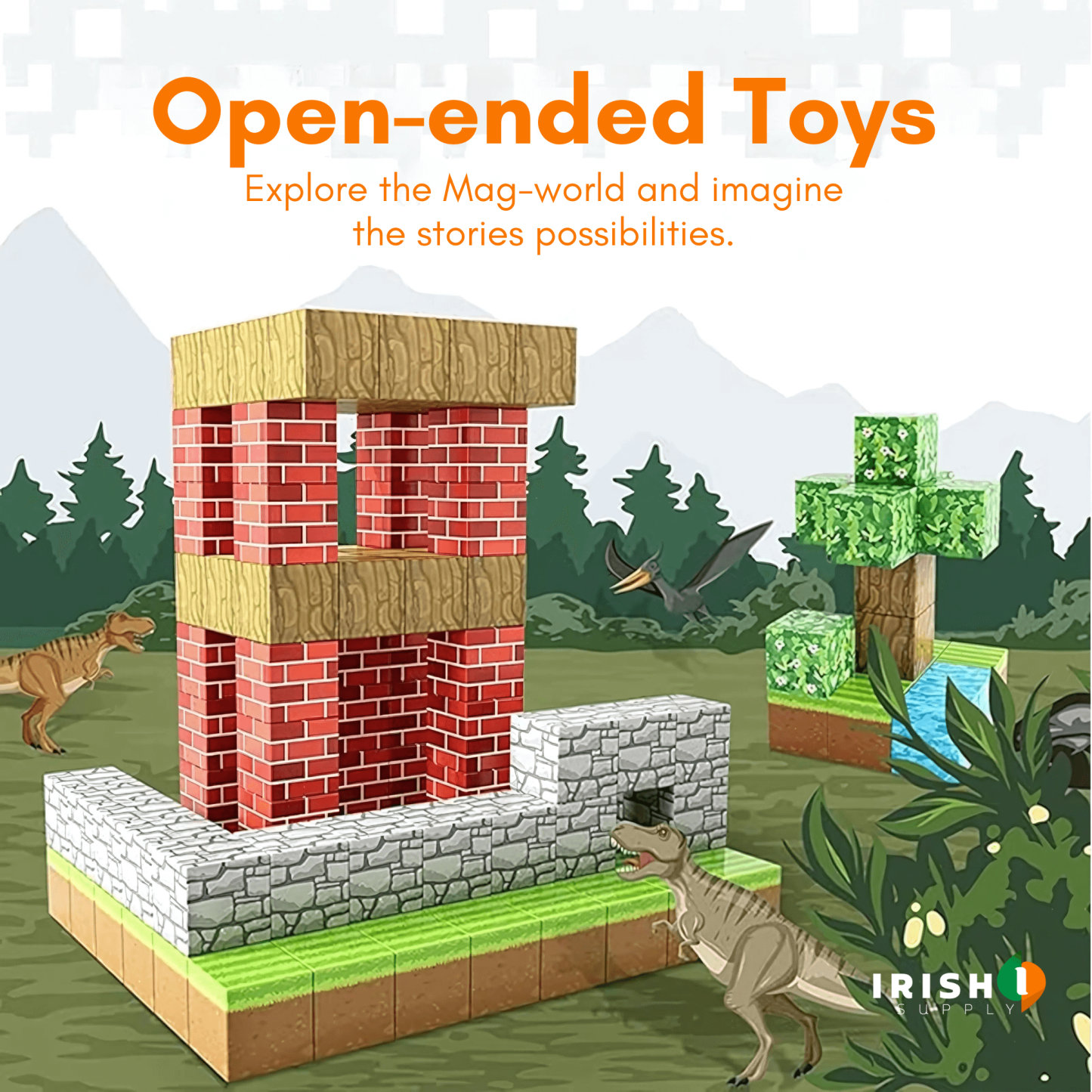 BLOCKMASTER Magnetic Building Block Set (100pcs)