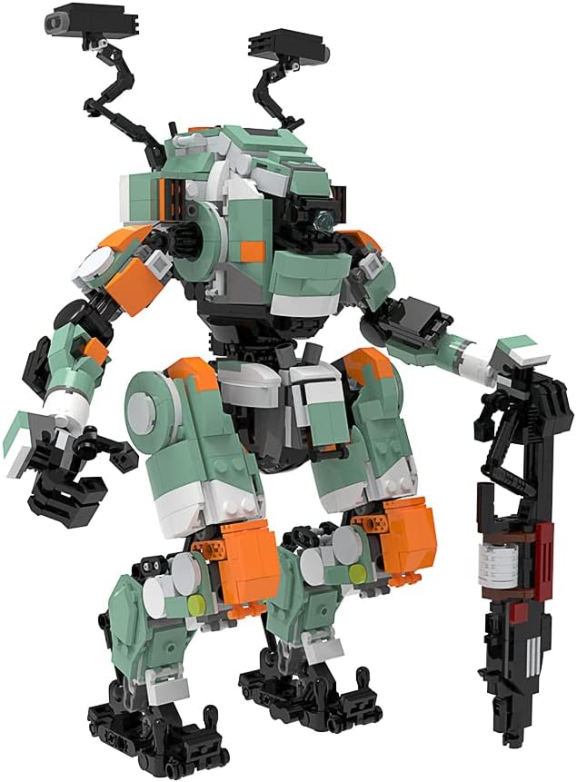 Mecha Robot Building Set – 1057-Piece Display Model