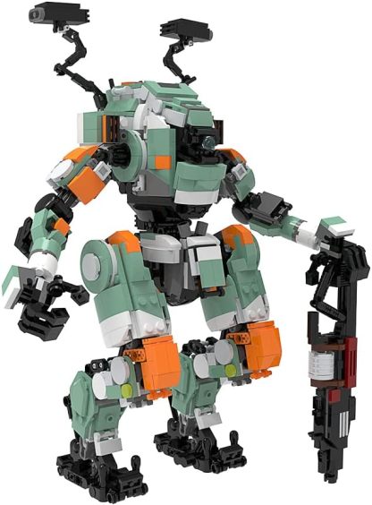 Mecha Robot Building Set – 1057-Piece Display Model