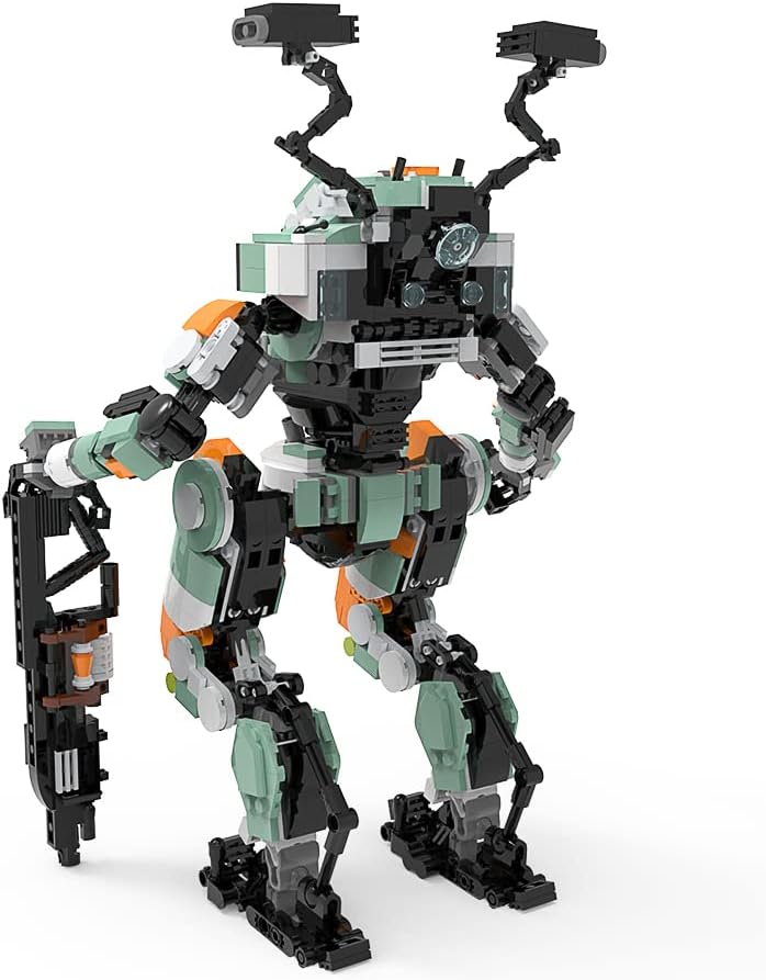 Mecha Robot Building Set – 1057-Piece Display Model