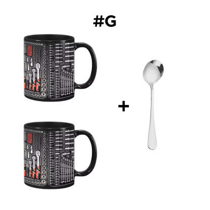 🏆Letzter Tag im Angebot: 50 % Rabatt ✨🔨Lustiger Kaffeebecher – Werkzeugkasten-Set für Mechaniker