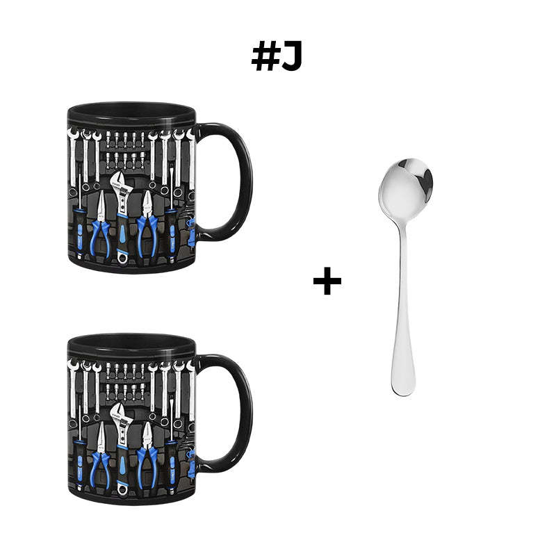 🏆Letzter Tag im Angebot: 50 % Rabatt ✨🔨Lustiger Kaffeebecher – Werkzeugkasten-Set für Mechaniker