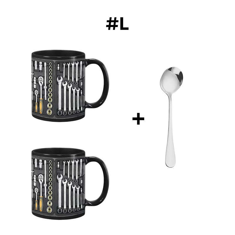 🏆Letzter Tag im Angebot: 50 % Rabatt ✨🔨Lustiger Kaffeebecher – Werkzeugkasten-Set für Mechaniker