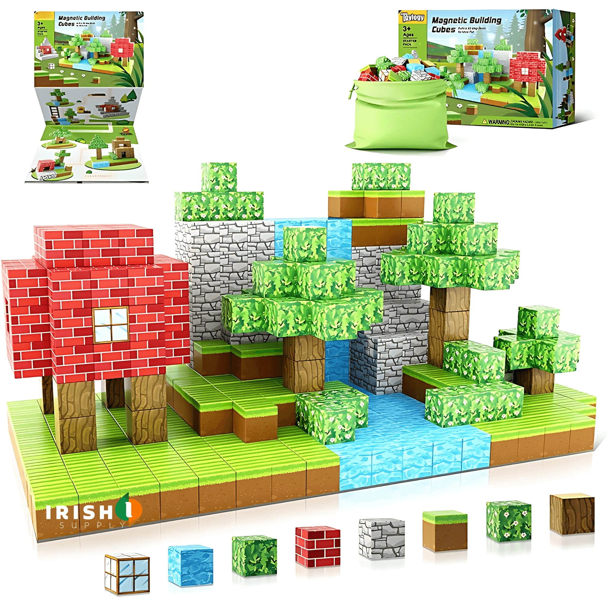 BLOCKMASTER Magnetic Building Block Set (100pcs)