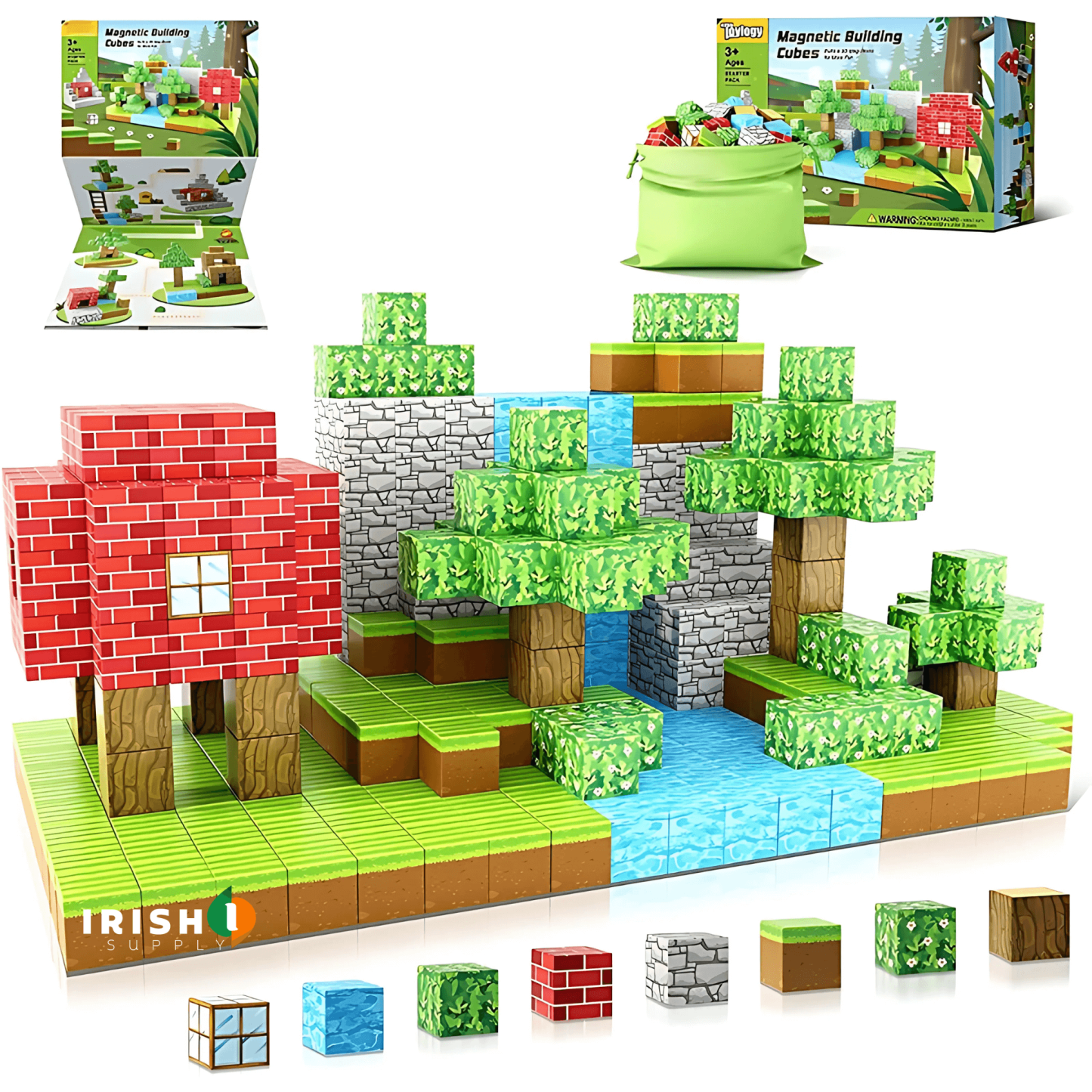 BLOCKMASTER Magnetic Building Block Set (100pcs)