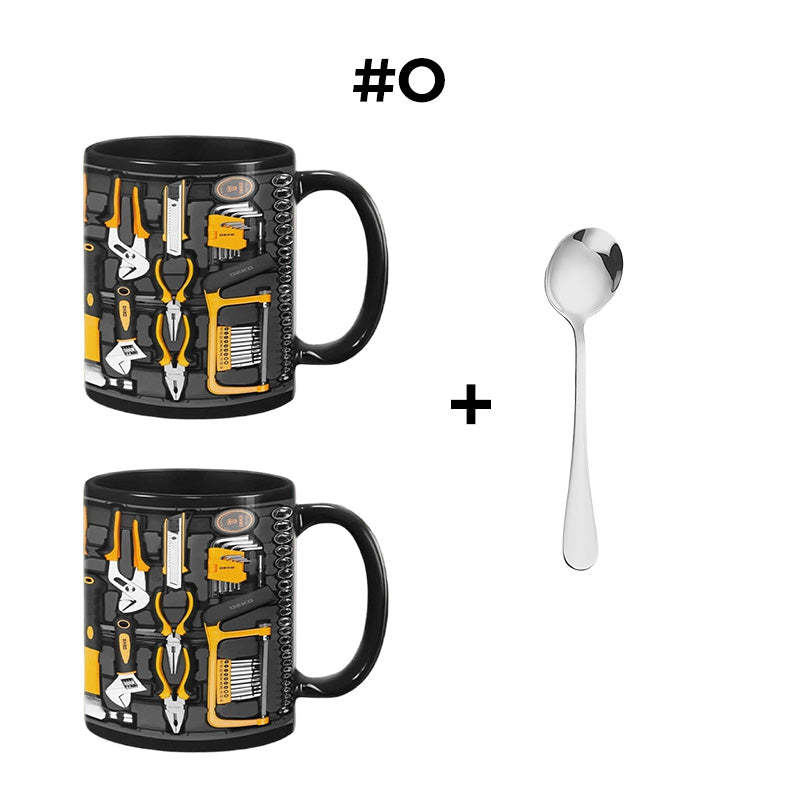 🏆Letzter Tag im Angebot: 50 % Rabatt ✨🔨Lustiger Kaffeebecher – Werkzeugkasten-Set für Mechaniker