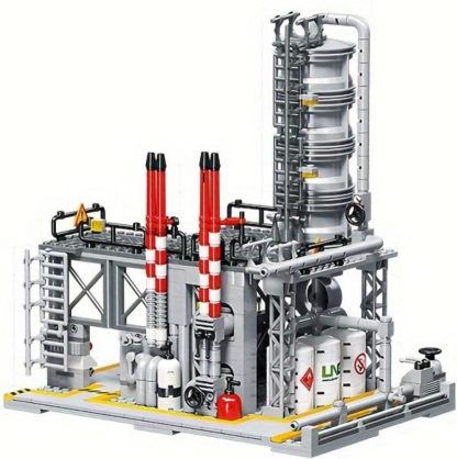 Natural Gas Storage Building Set | 704-Piece City MOC