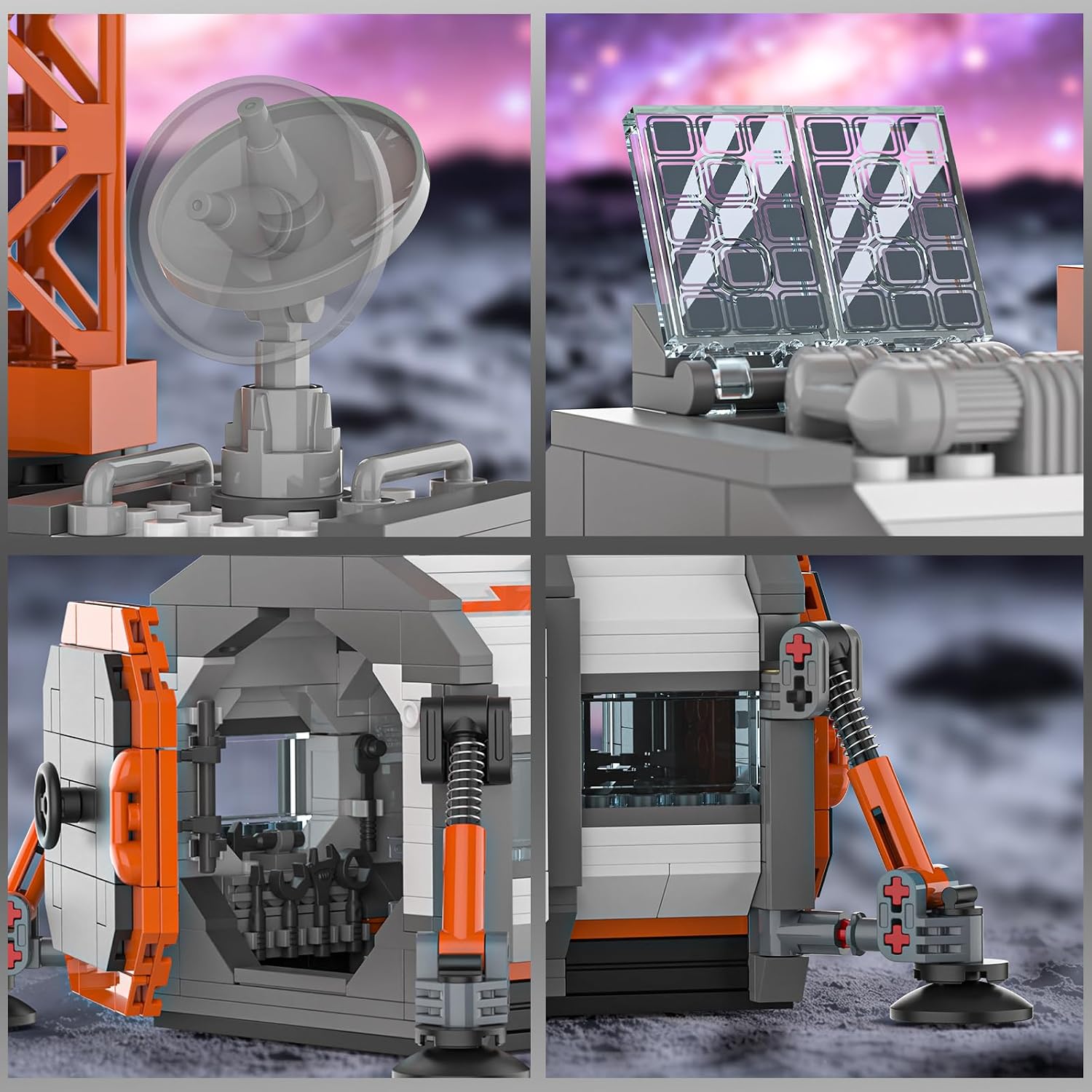 Space Base Building Set | 1000-Piece STEM Space Station Toy