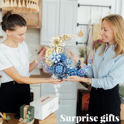 Moon Flower Building Set Botanical Collection Blossom for Wall Decor -934pcs