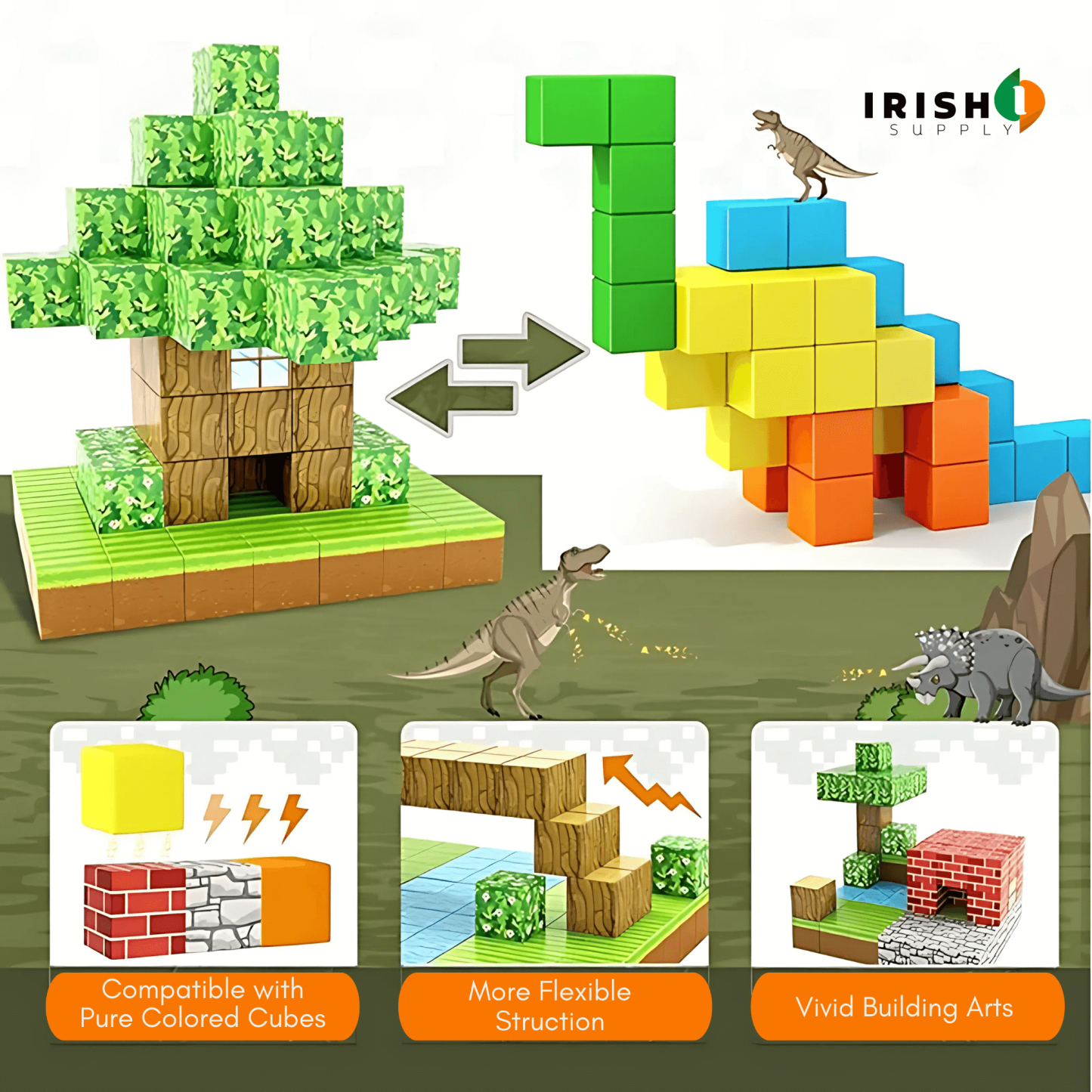 BLOCKMASTER Magnetic Building Block Set (100pcs)