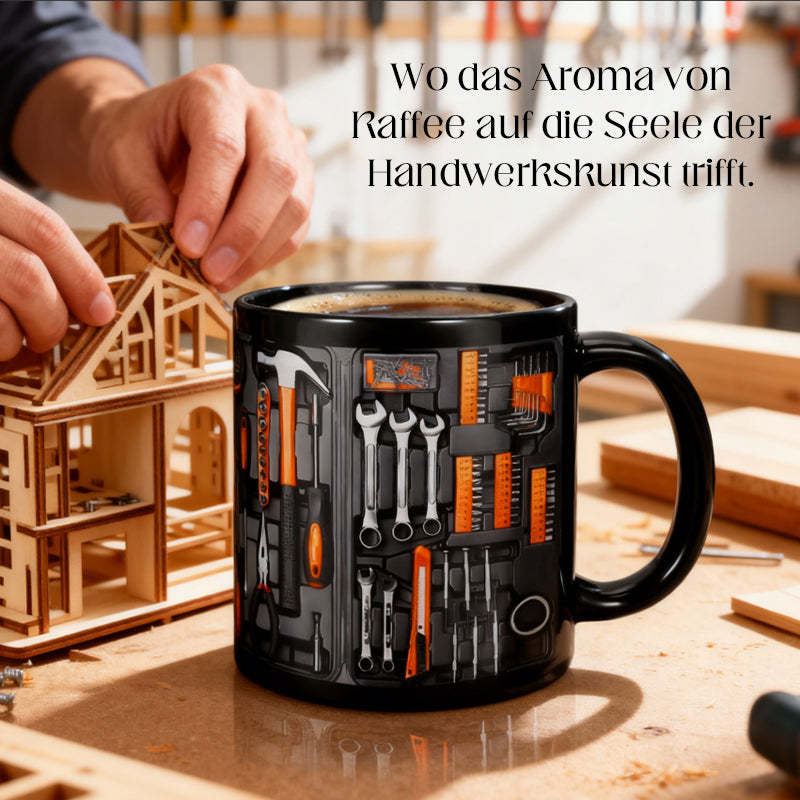 🏆Letzter Tag im Angebot: 50 % Rabatt ✨🔨Lustiger Kaffeebecher – Werkzeugkasten-Set für Mechaniker