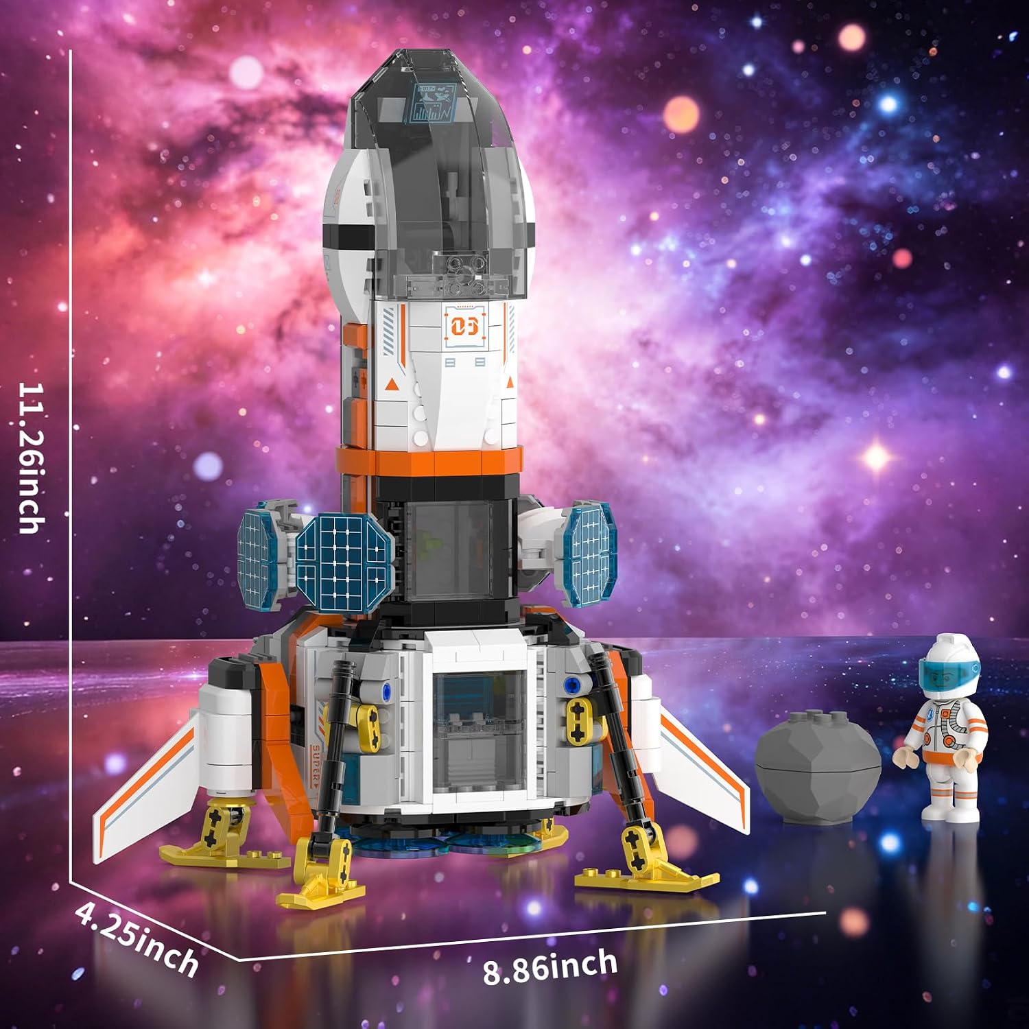 Modular Spaceship Building Set – 944-Piece Space Exploration Toy