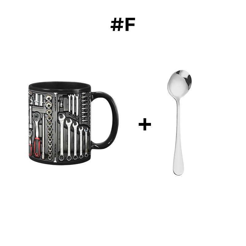 🏆Letzter Tag im Angebot: 50 % Rabatt ✨🔨Lustiger Kaffeebecher – Werkzeugkasten-Set für Mechaniker