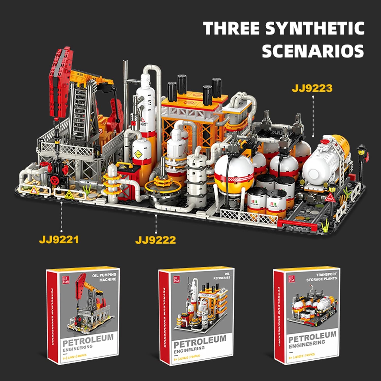 Oil Pump Jack Building Set 