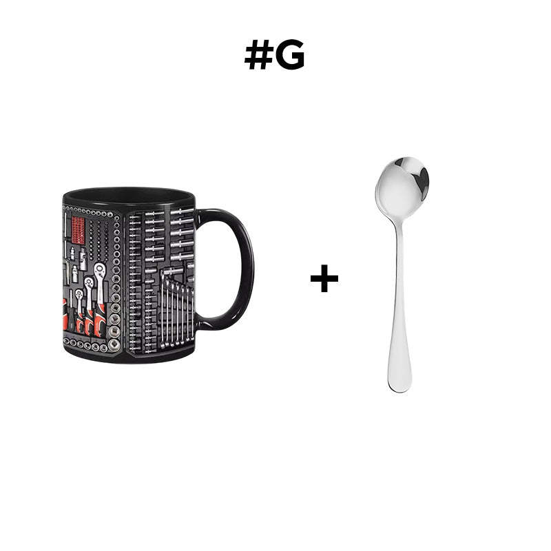 🏆Letzter Tag im Angebot: 50 % Rabatt ✨🔨Lustiger Kaffeebecher – Werkzeugkasten-Set für Mechaniker