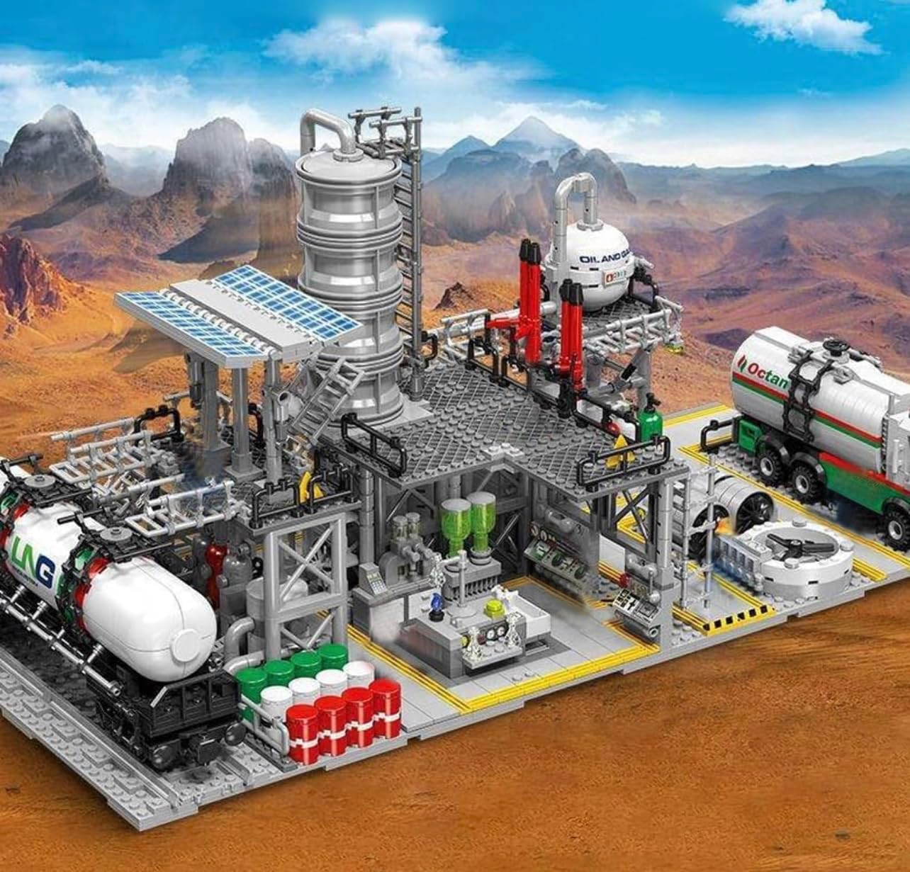 Chemical Laboratory Building Set | 717-Piece City MOC