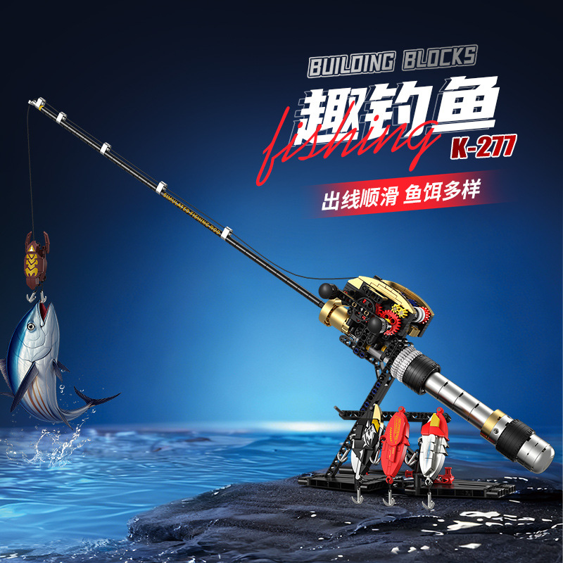 Water Drop Reel Fishing Rod Building Set