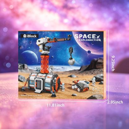 Space Base Building Set | 1000-Piece STEM Space Station Toy