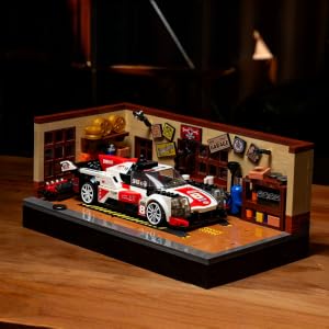 8-stud car model size guide for retro garage building set compatibility