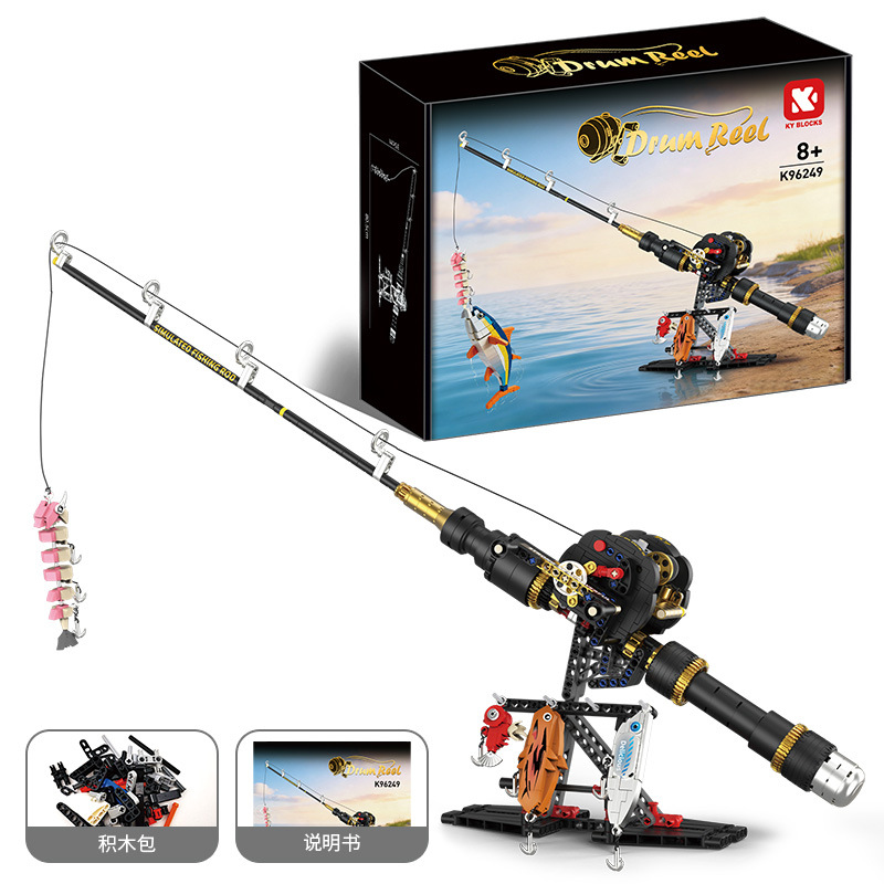 Water Drop Reel Fishing Rod Building Set – 425 Pieces