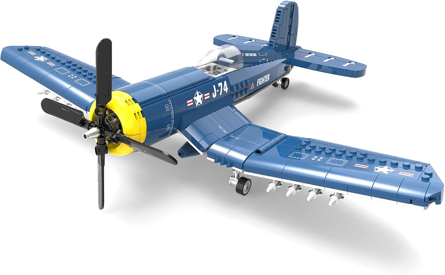 F4U Corsair Building Block Set | WW2 Warbird Model Kit