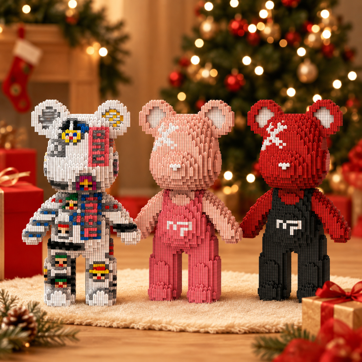 Giant Buildable Brick Bears | DIY Large Block Art