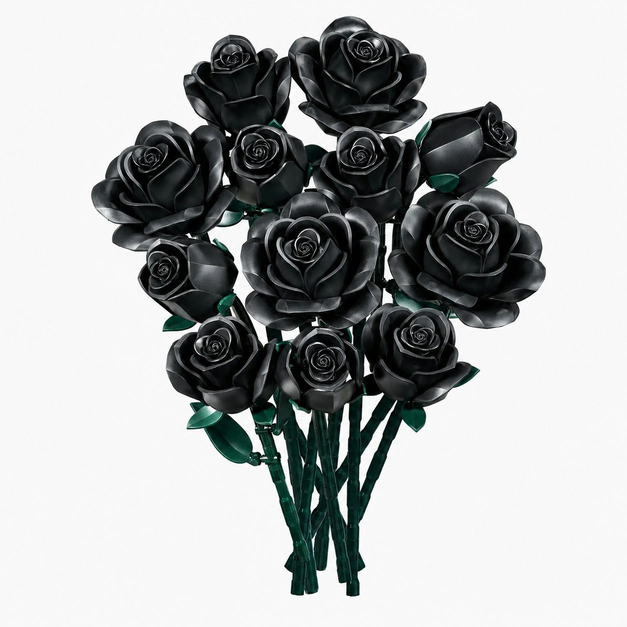 Burgundy Rose Building Block Bouquet | Romantic Decor Gift