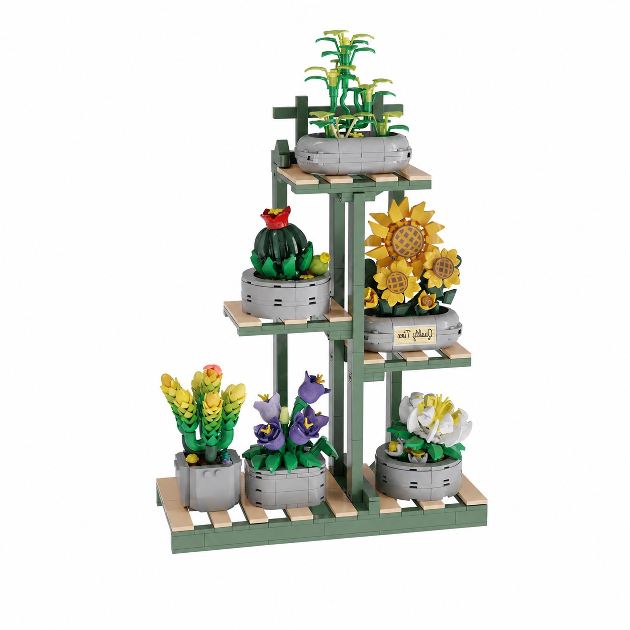 Botanical Flower Building Set – 6 Small Plants Kit