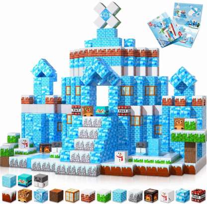200-Piece Light-Up Magnetic Building Blocks for Kids 3+