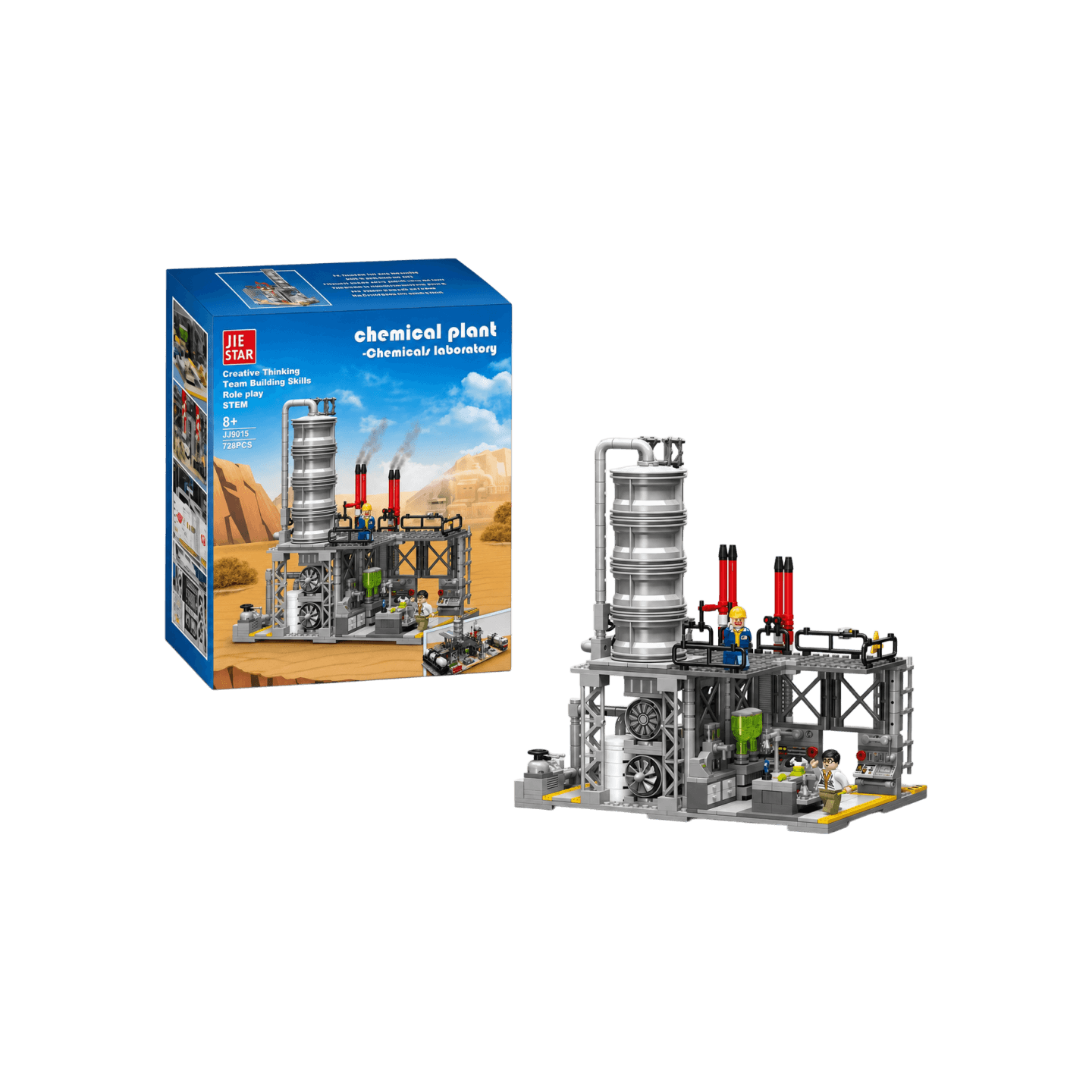 Chemical Loading Station Building Set | 719-Piece City MOC
