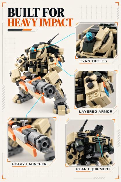 Scorch-Inspired Mecha Building Set – Titanfall 2