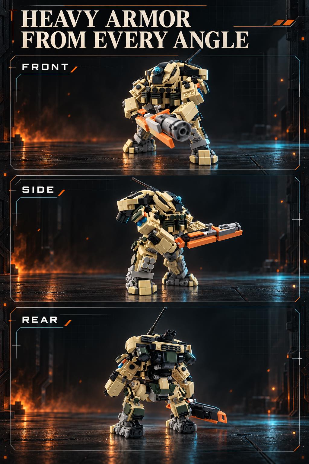 Scorch-Inspired Mecha Building Set – Titanfall 2