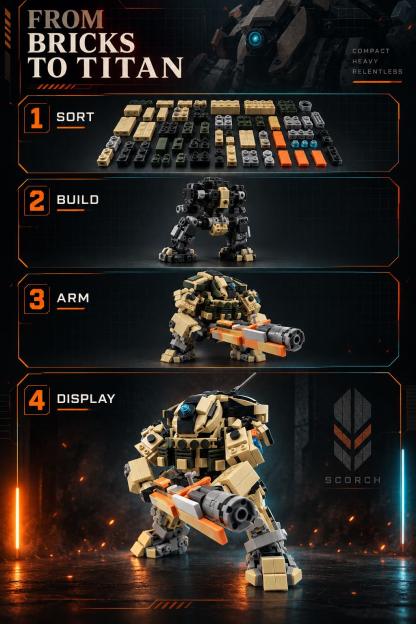 Scorch-Inspired Mecha Building Set – Titanfall 2