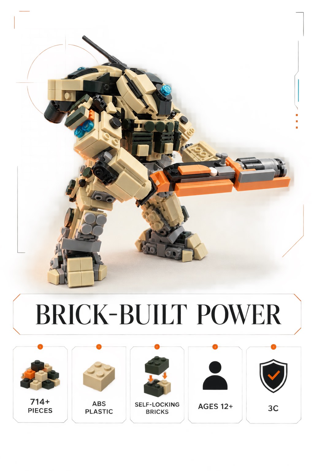 Scorch-Inspired Mecha Building Set – Titanfall 2